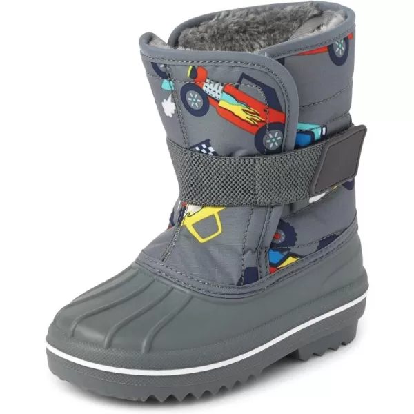 The Children's Place Unisex-Child and Toddler Faux Fur Trim Winter Snow Boots