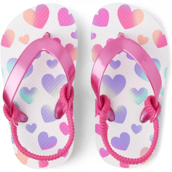 The Children's Place Unisex-Child and Toddler Girls Flip Flops with Backstrap