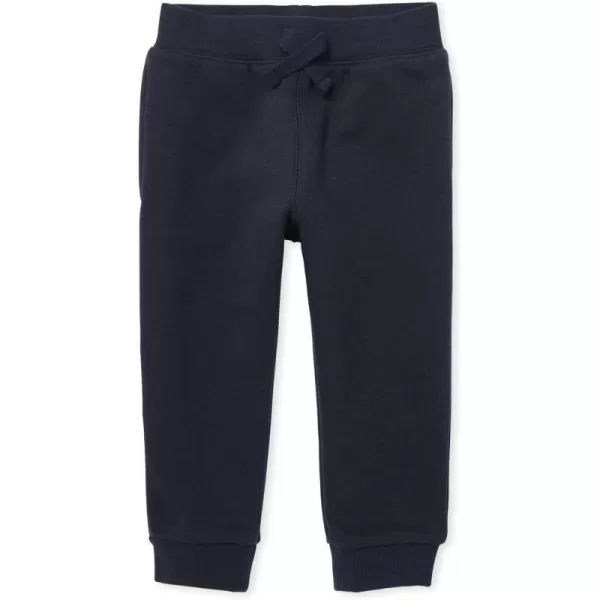 The Children's Place baby boys Active Fleece Jogger Pants 2 Pack