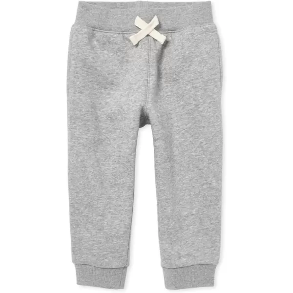 The Children's Place baby boys Active Fleece Jogger Pants 2 Pack