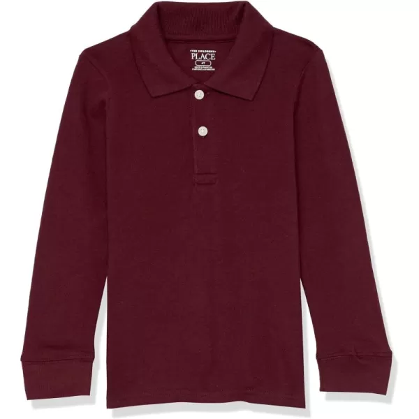 The Children's Place baby boys Long Sleeve Pique Polo