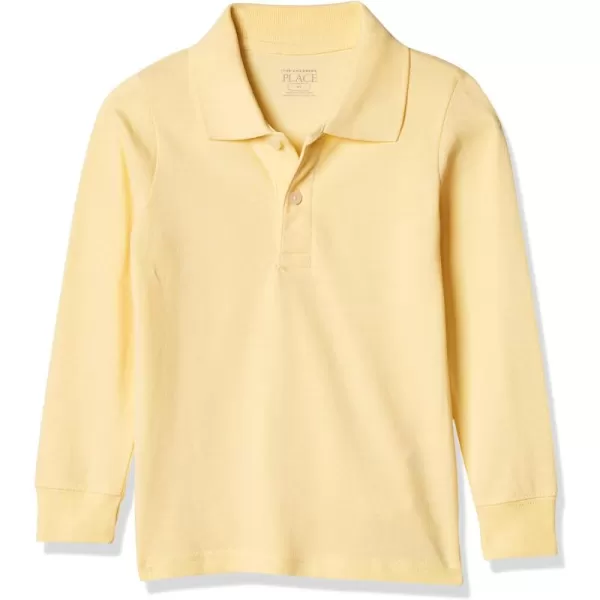 The Children's Place baby boys Long Sleeve Pique Polo