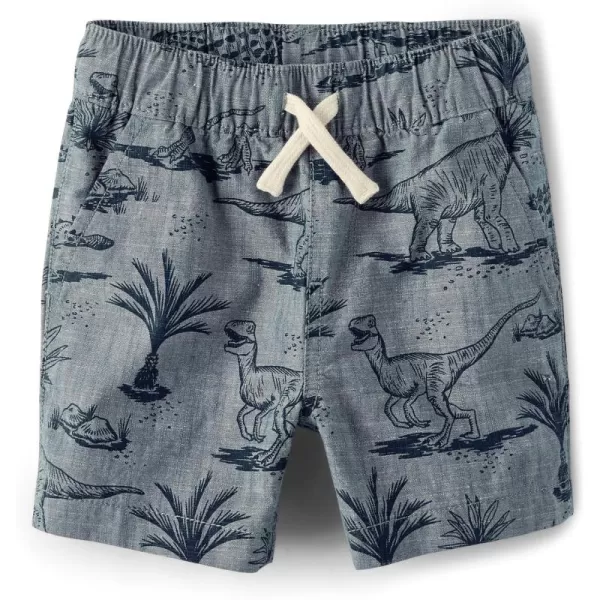 The Children's Place baby boys Printed Pull On Jogger Shorts
