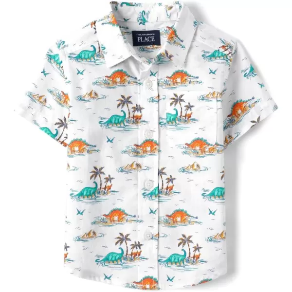 The Children's Place baby boys Short Sleeve Button Down Shirt