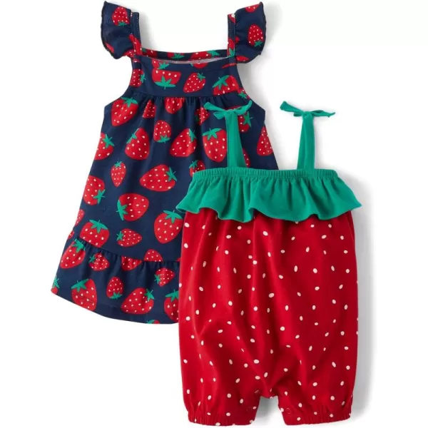 The Children's Place baby-girls And Newborn Sleeveless Playwear Rompers