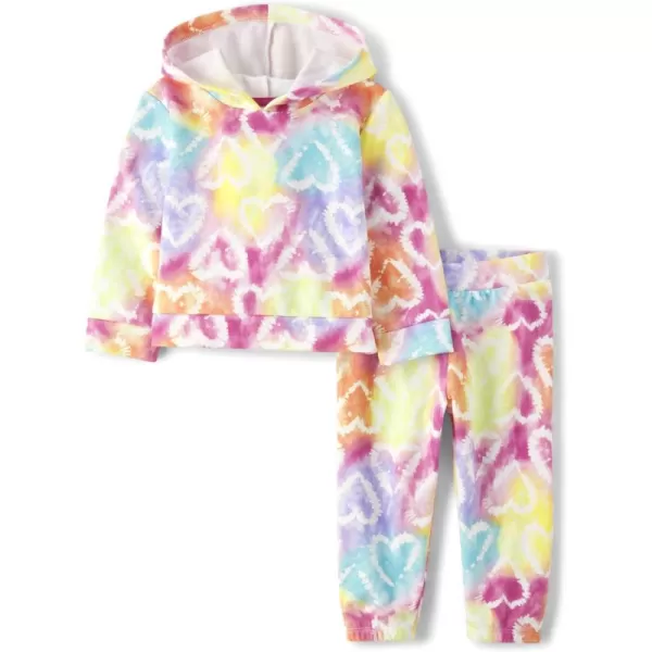 The Children's Place baby-girls And Toddler 2 Piece Outfit, Long Sleeve Top and Pant Active Playwear Set