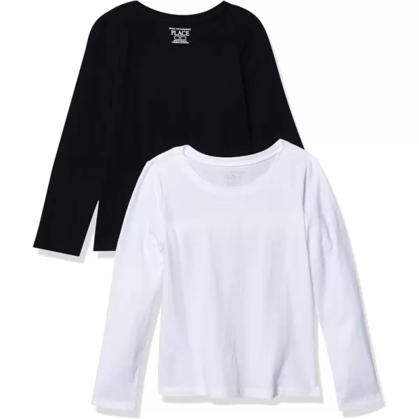 The Children's Place baby girls Basic Layering Long Sleeve Tee 2 Pack