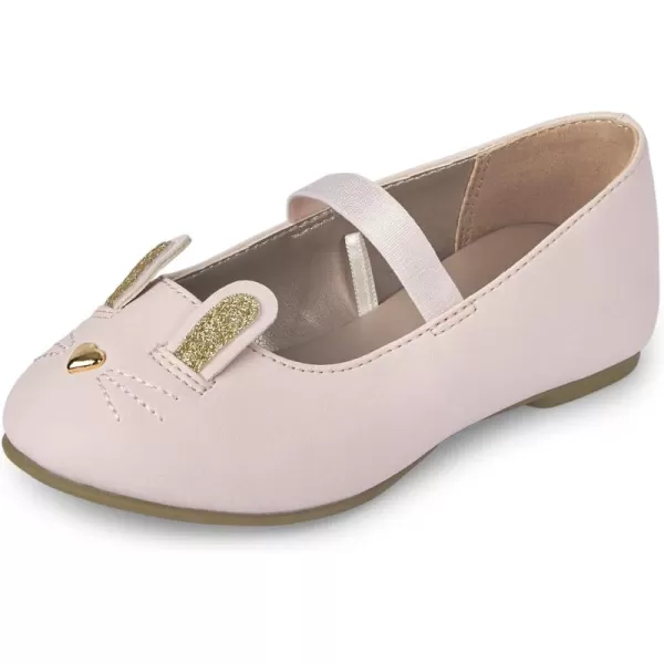 The Children's Place baby girls Bunny Ballet Flats