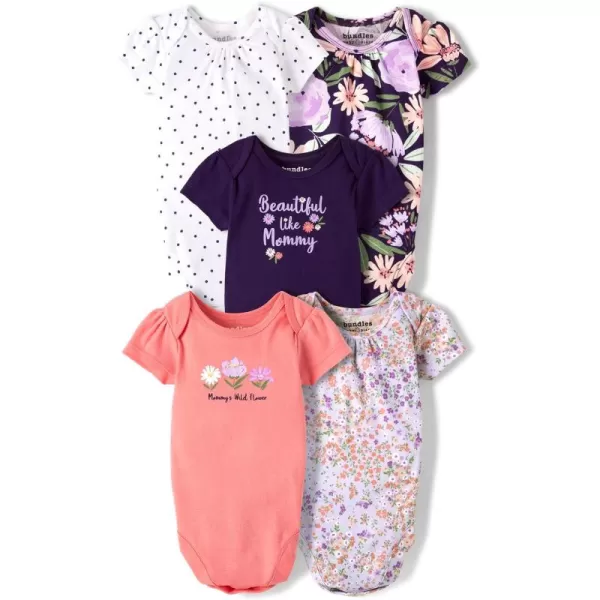 The Children's Place baby girls Butterfly Flutter Bodysuit