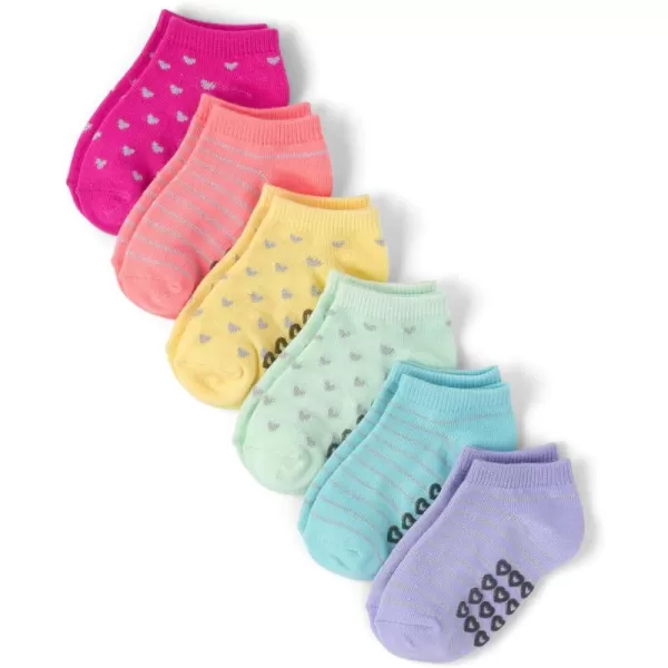 The Children's Place baby girls Heart Ankle Socks