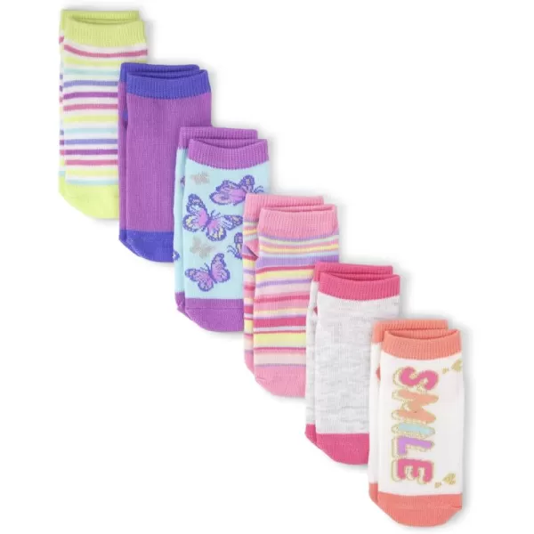 The Children's Place baby girls Smile Ankle Socks