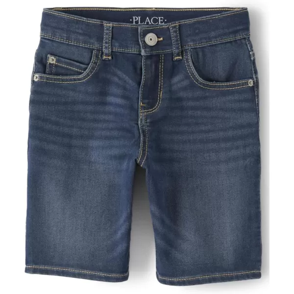 The Children's Place boys Stretch Denim Shorts