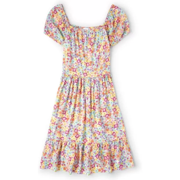 The Children's Place girls Mommy And Me Floral Tiered Dress