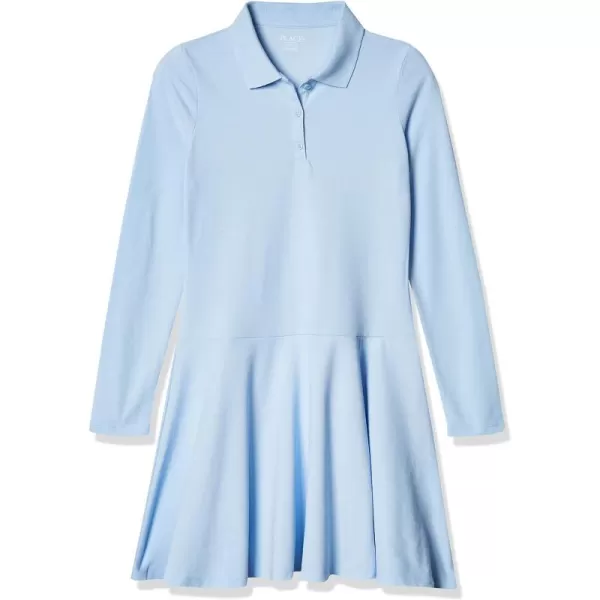The Children's Place girls Pique Long Sleeve Polo Dress