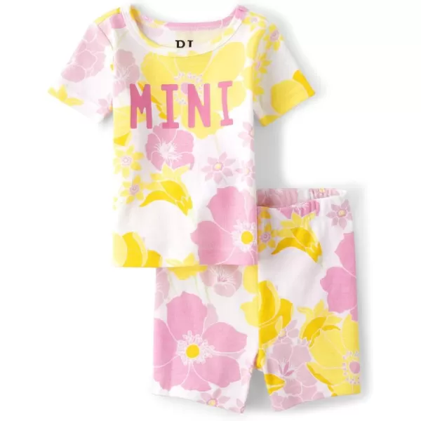 The Children's Place girls Short Sleeve Top and Shorts Pajama Sets