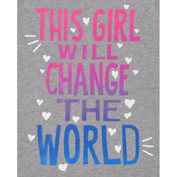 The Children's Place Baby Toddler Girls Long Sleeve Graphic T-Shirt 2-Pack