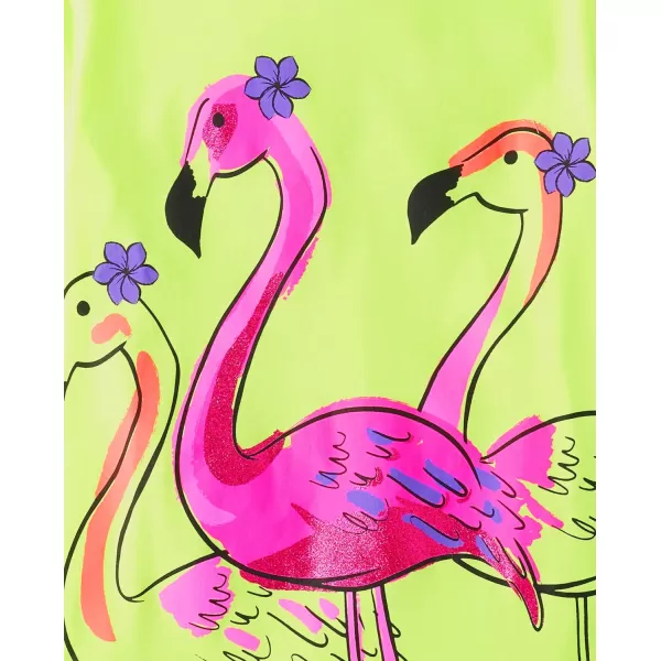The Children's Place Girls' Animals Short Sleeve Graphic T-Shirts,multipacks