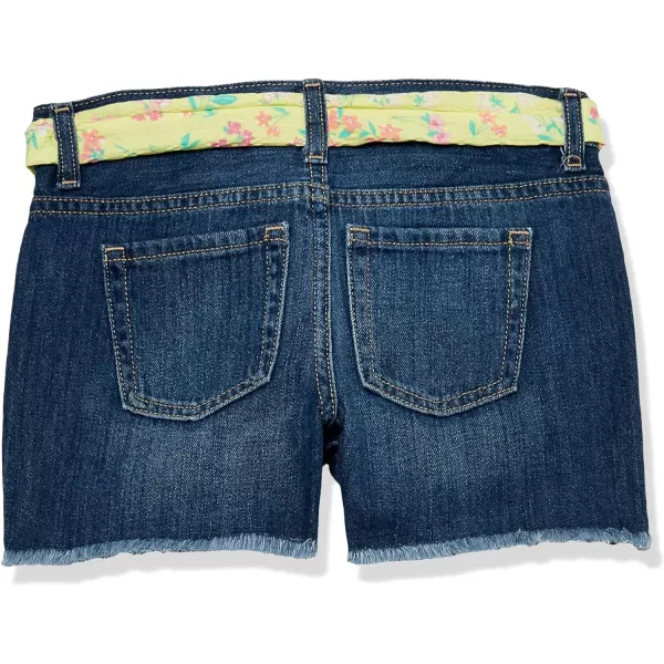 The Children's Place Girls' Belted Denim Shorts