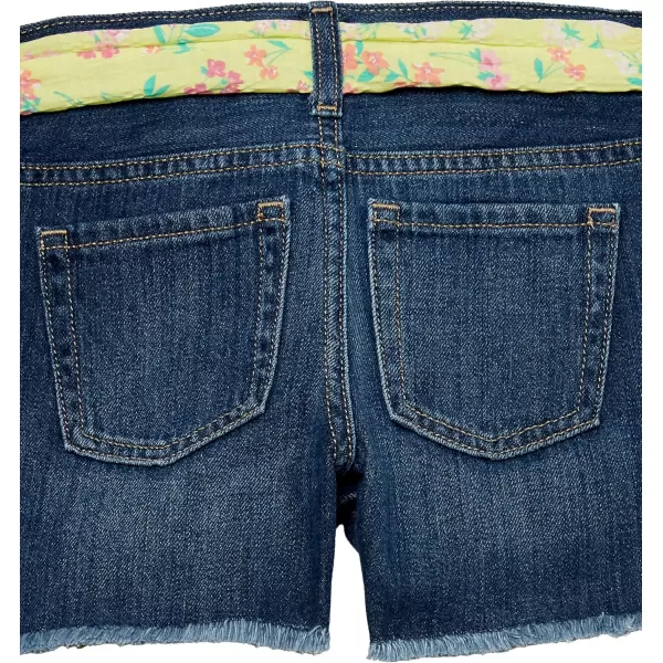 The Children's Place Girls' Belted Denim Shorts