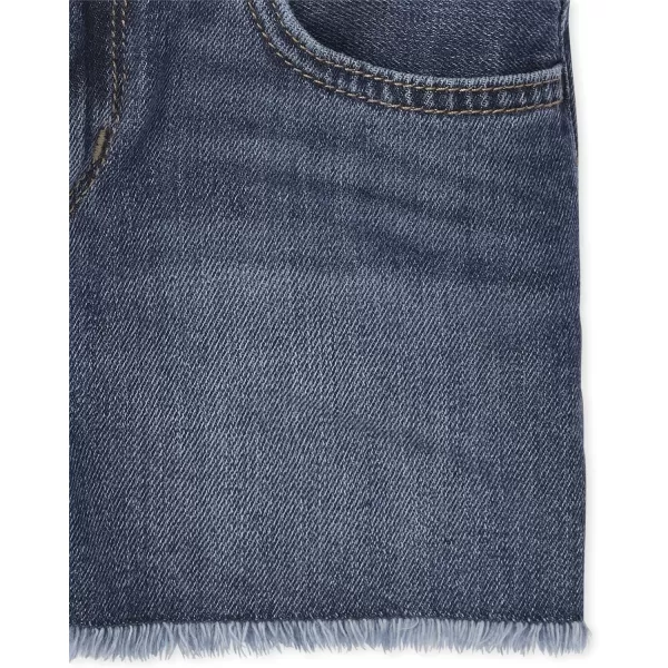 The Children's Place Girls' Belted Denim Shorts