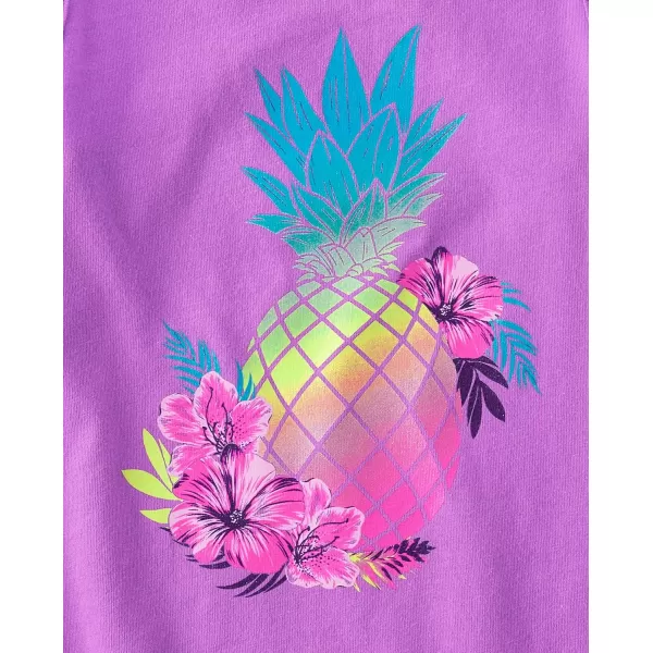 The Children's Place Girls' Graphic Fringe Tank Tops