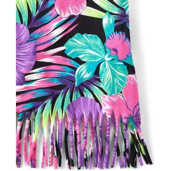 The Children's Place Girls' Graphic Fringe Tank Tops
