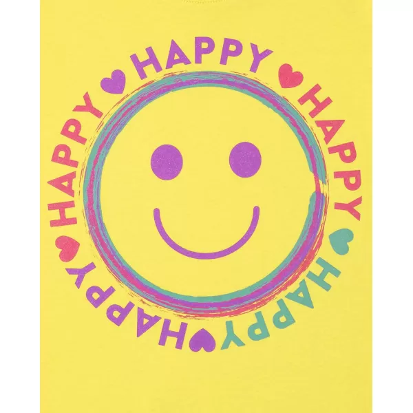 The Childrens Place Girls Kindness, Love, Equality Short Sleeve Graphic T shirts Pack 4