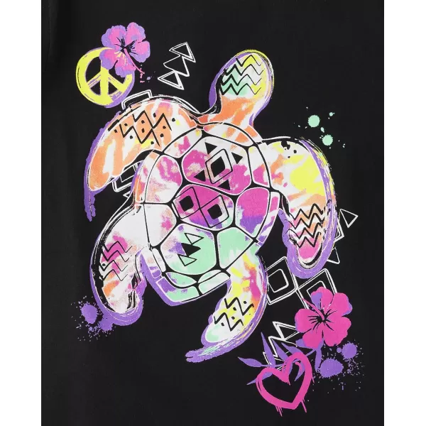 The Childrens Place Girls Kindness, Love, Equality Short Sleeve Graphic T shirts Pack 4