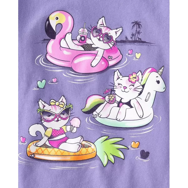 The Childrens Place Girls Kindness, Love, Equality Short Sleeve Graphic T shirts Pack 4