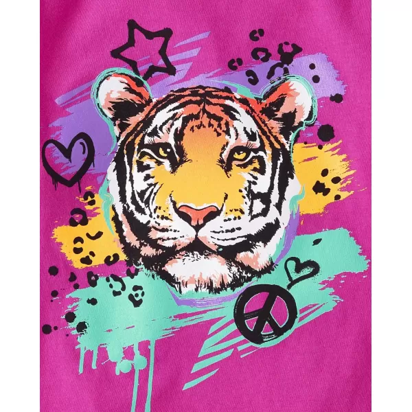 The Childrens Place Girls Kindness, Love, Equality Short Sleeve Graphic T shirts Pack 4