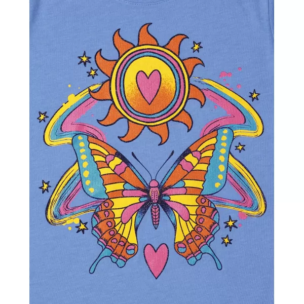The Children's Place Girls' Long Sleeve Graphic T-Shirt 2-Pack