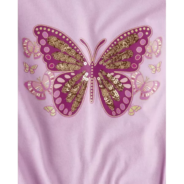 The Children's Place Girls' Long Sleeve Knit Tie Front Top
