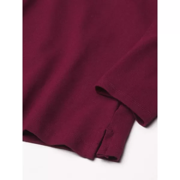 The Children's Place Girls' Long Sleeve Ruffle Pique Polo