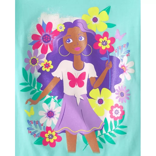 The Children's Place Girls Short Sleeve Graphic T-Shirt