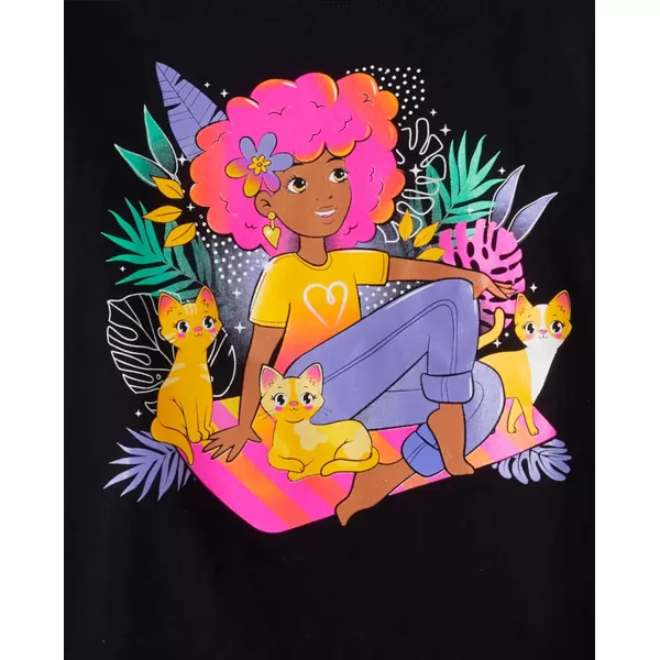 The Children's Place Girls Short Sleeve Graphic T-Shirt
