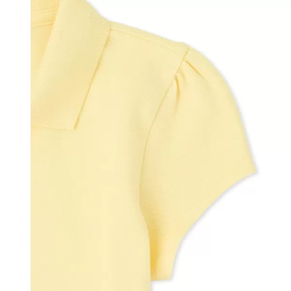 The Children's Place Girls' Short Sleeve Ruffle Pique Polo