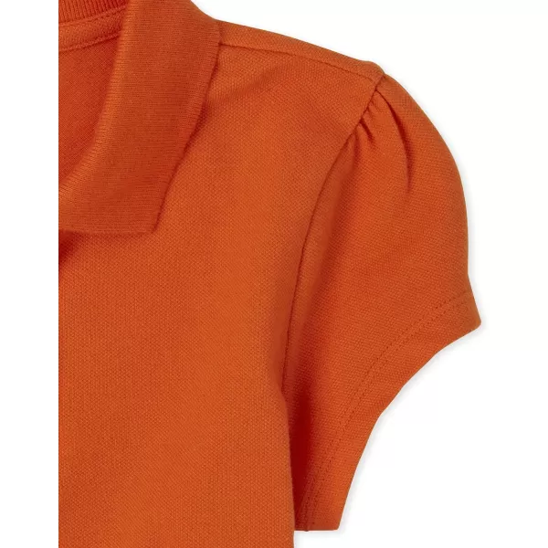 The Children's Place Girls' Short Sleeve Ruffle Pique Polo