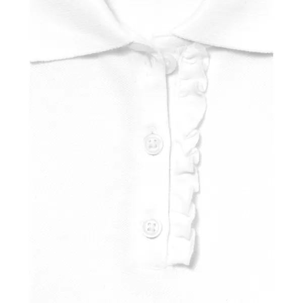 The Children's Place Girls' Short Sleeve Ruffle Pique Polo