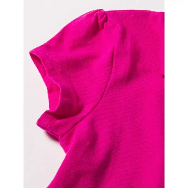 The Children's Place Girls' Short Sleeve Ruffle Pique Polo