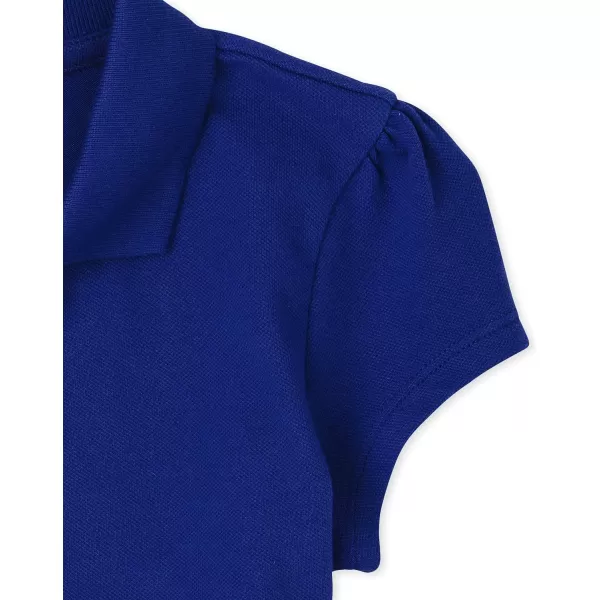 The Children's Place Girls' Short Sleeve Ruffle Pique Polo