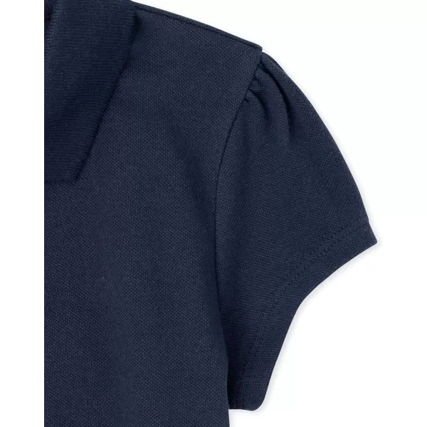 The Children's Place Girls' Short Sleeve Ruffle Pique Polo