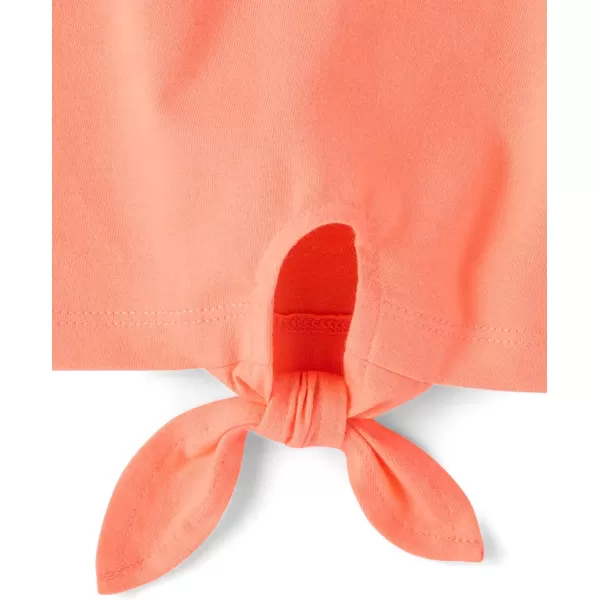 The Children's Place Girls' Sleeveless Tie Front Tank Top