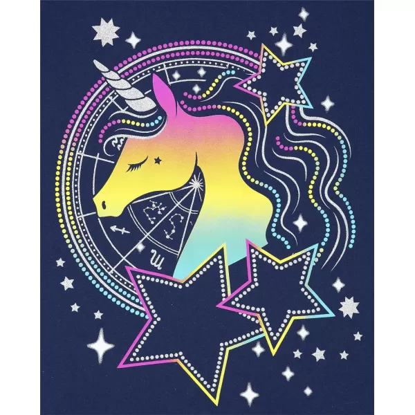 The Children's Place Girls' Unicorn Short Sleeve Graphic T-Shirts, Multipacks