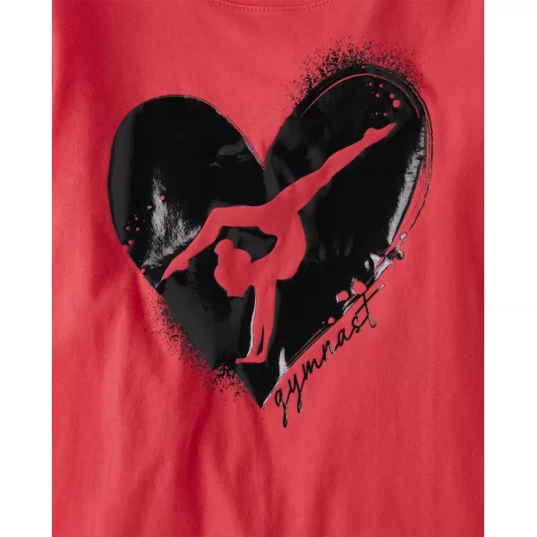 The Children's Place girls Dance Graphic Short Sleeve Tee