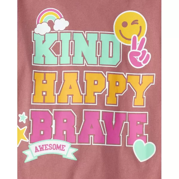 The Children's Place girls Flower Unicorn Long Sleeve Graphic Tee