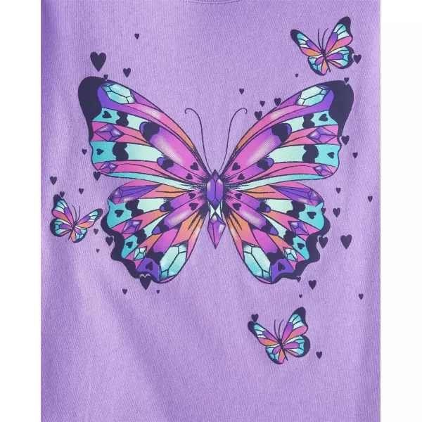 The Children's Place girls Long Sleeve Animal Graphic T shirt