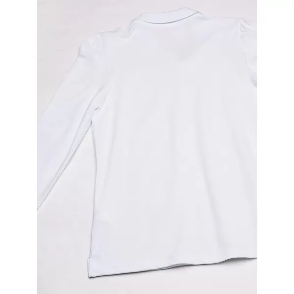 The Children's Place girls Long Sleeve Pique Polo
