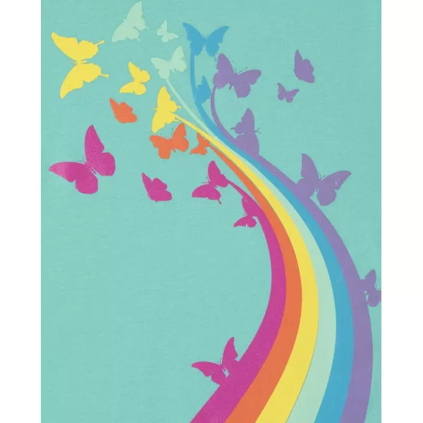The Children's Place girls Multi Color Short Sleeve Graphic T shirt 3 Pack