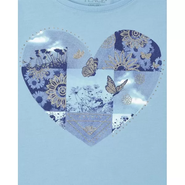 The Children's Place girls Multi Color Short Sleeve Graphic T shirt 3 Pack