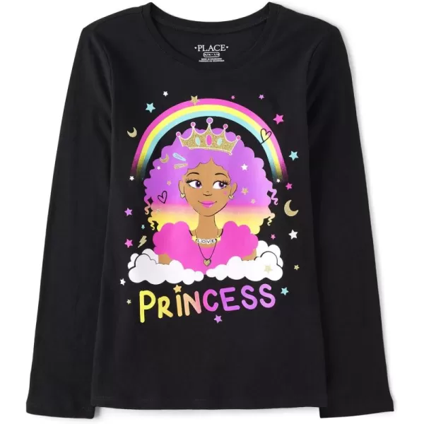 The Children's Place Girl Power Long Sleeve Graphic T-Shirts